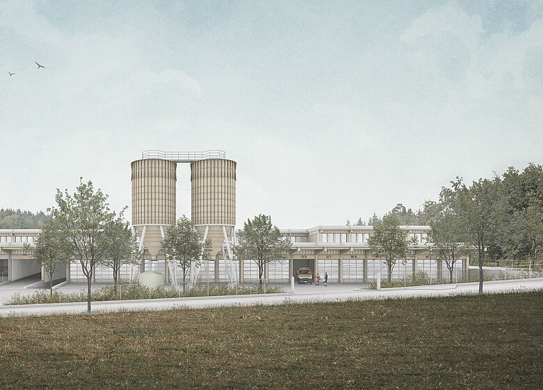 Feuerwehr- und Werkgebäude Eselriet, Illnau-Effretikon